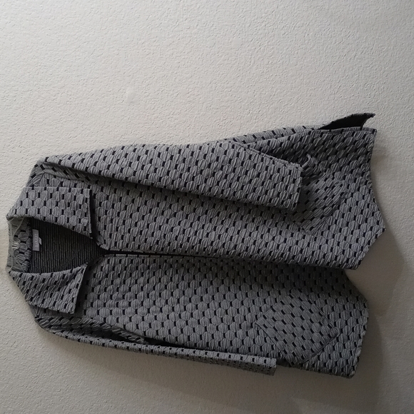 Habitat Jackets & Coats Habitat Size Small Blackwhite Zip Up Blazer